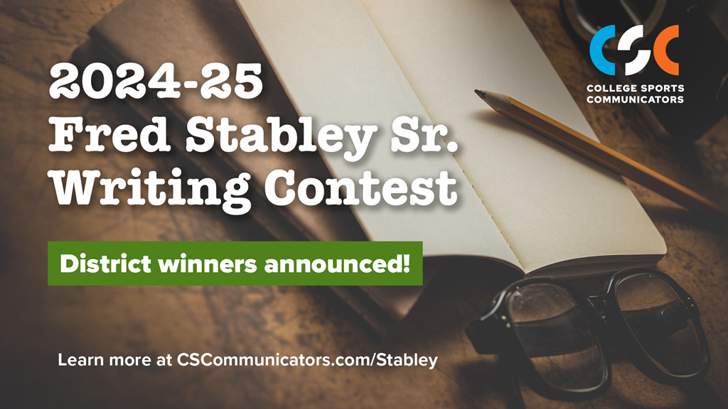 District winners announced for the 2024-25 CSC Fred Stabley Sr. Writing Contest